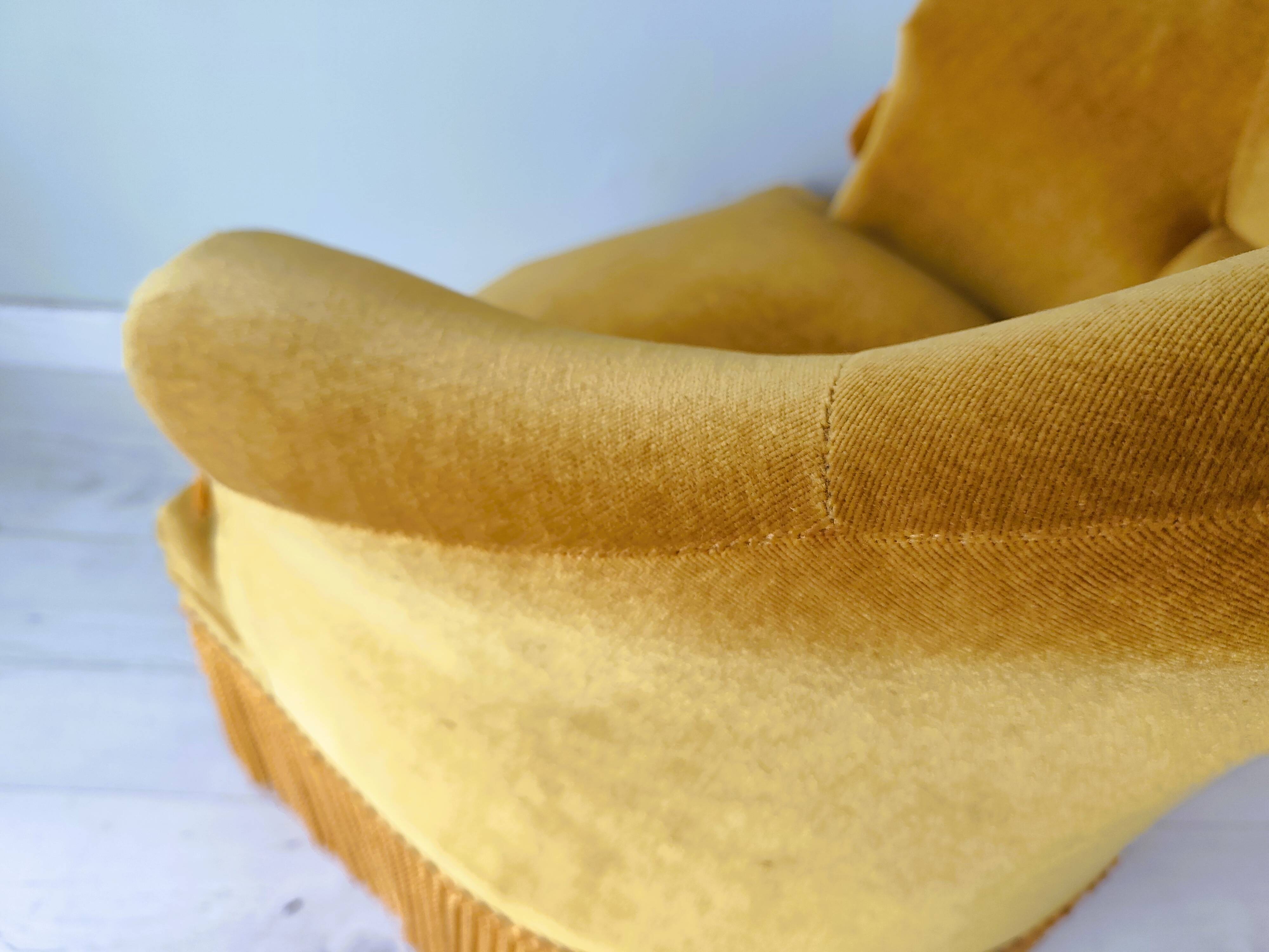 Vintage ochre armchair