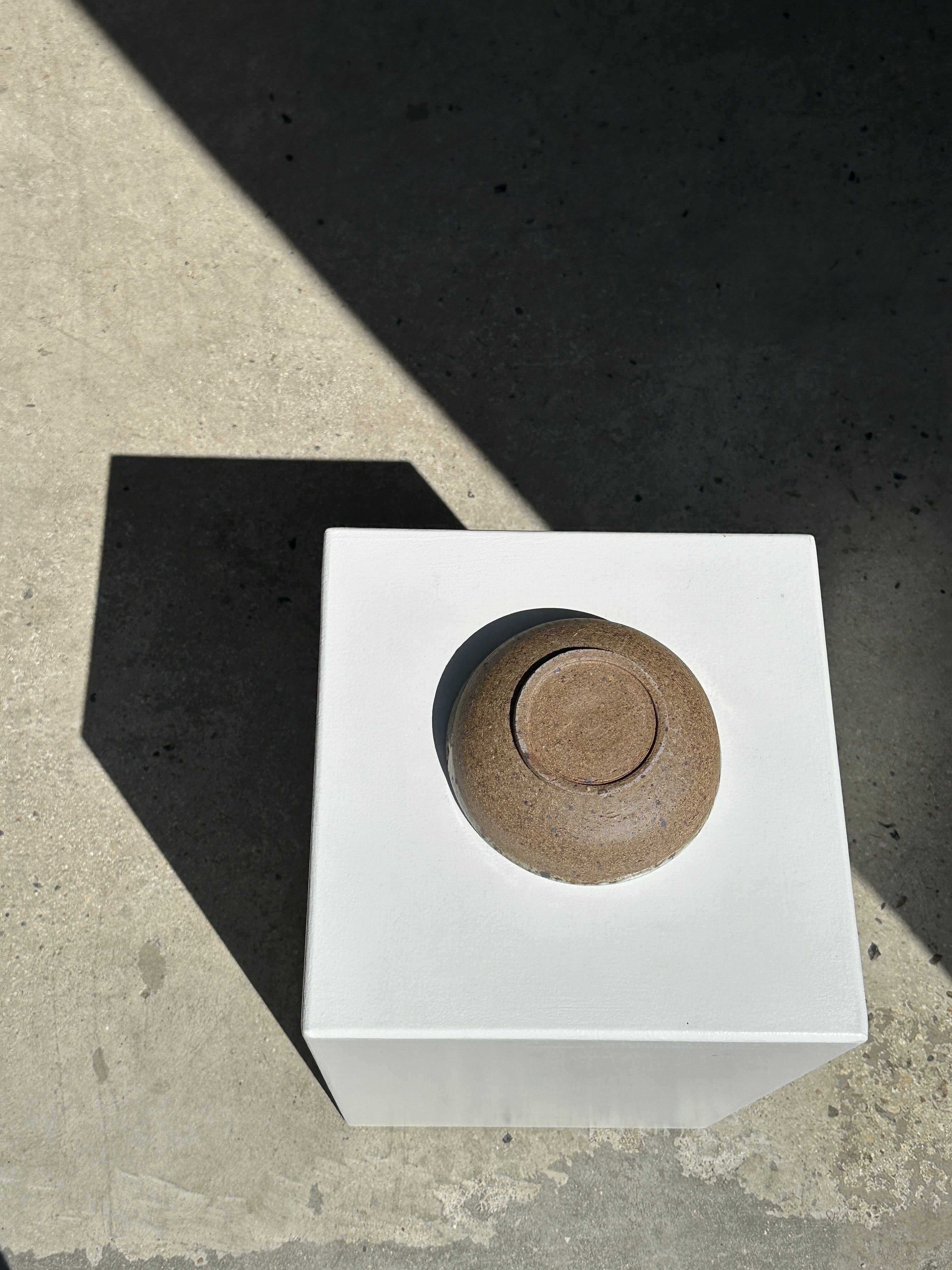 Bol en céramique moucheté et brun mat