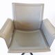 Matteo Grassi Korium leather office chair by Tito Agnoli
