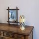 Miroir baambou vintage 52 x 42 cm