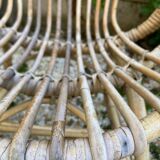 Rattan armchair for vintage children