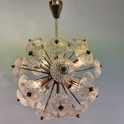 Dandelion, Sputnik chandelier by Kamenicky Senov, 1970