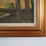 Painting „The Broken Tree”, Scandinavian design, 1970sPainting „The Broken Tree”, Scandinavian desig