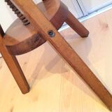 Wooden tripod stool / vintage 60s-70s