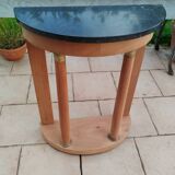 Old empire style console with marble top