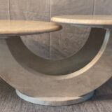 Travertine coffee table from the 70s