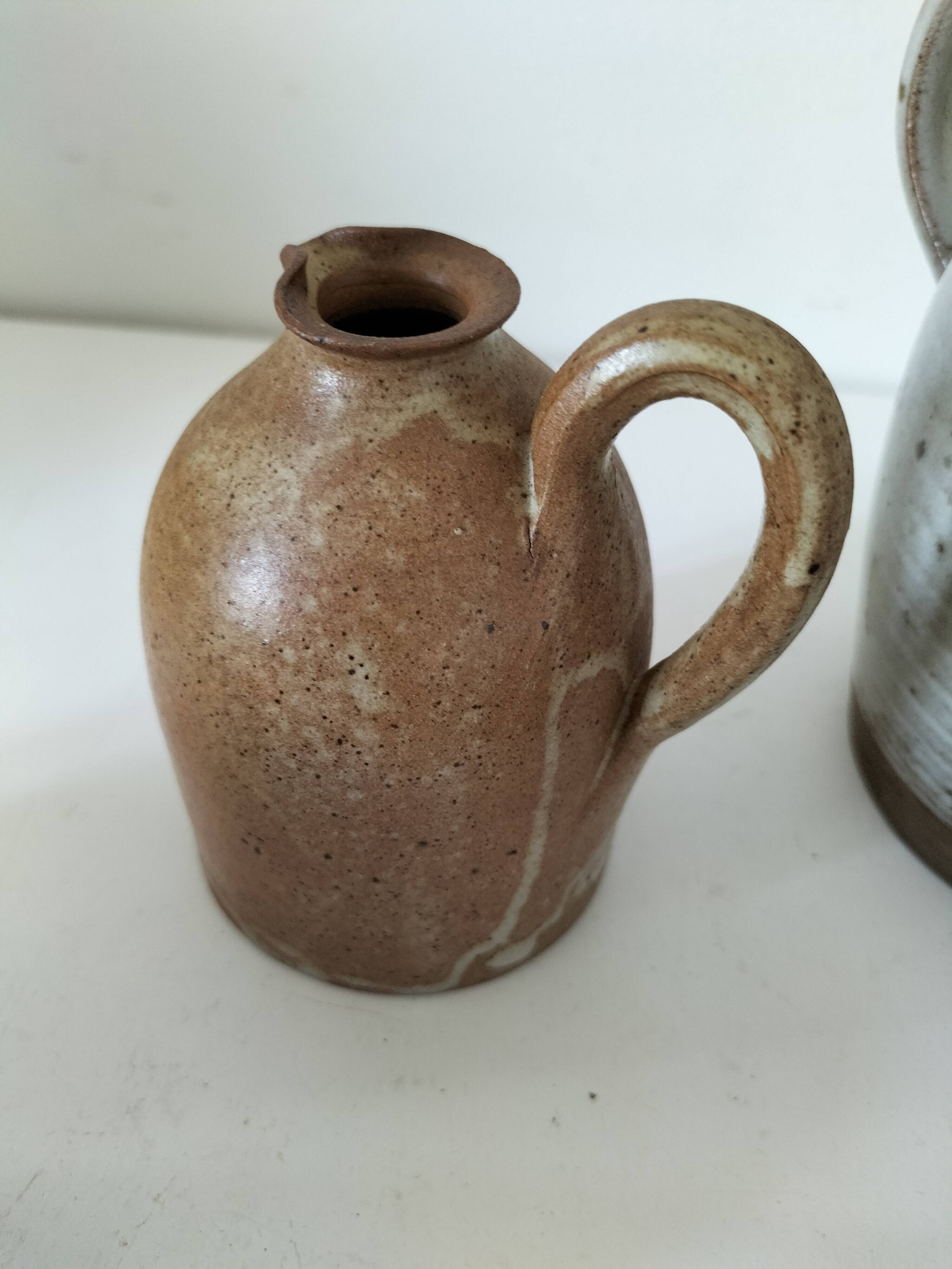 Stoneware service Puisaye – breakfast set - 7 pieces