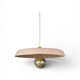 Industial-style ceramic pendant