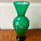 Italian blown glass vase