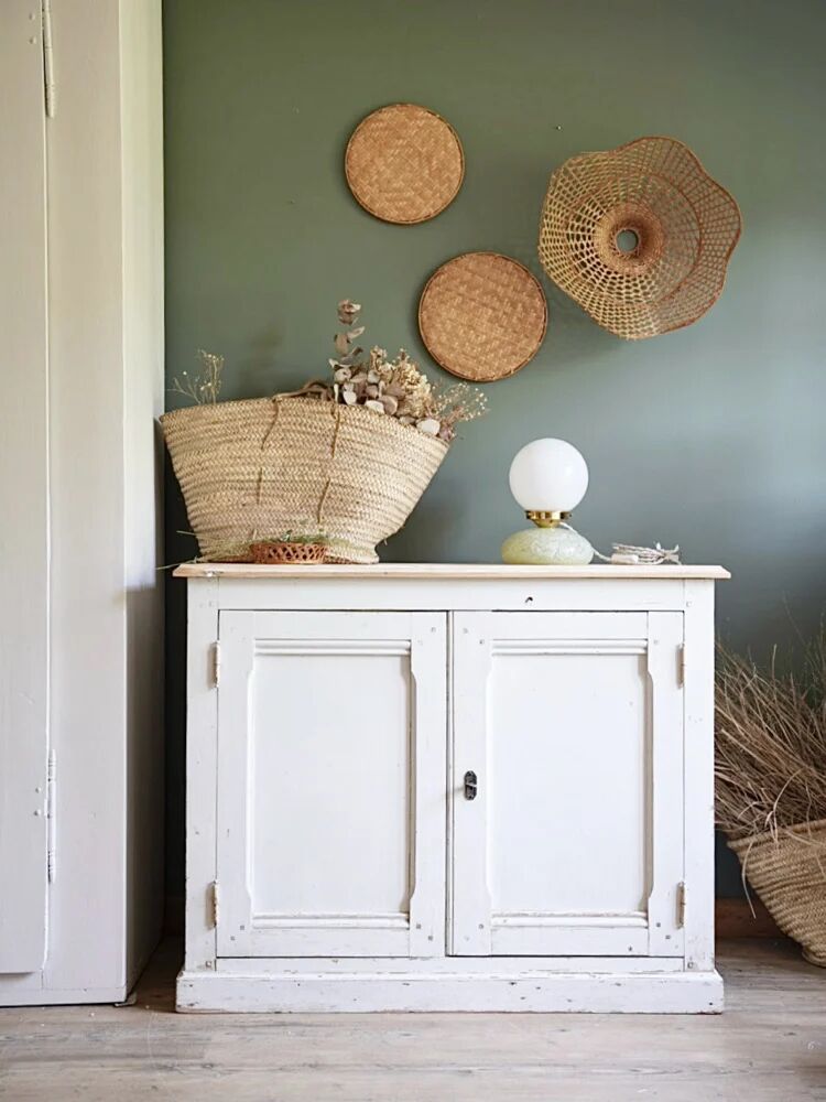 Buffet parisien patine blanche