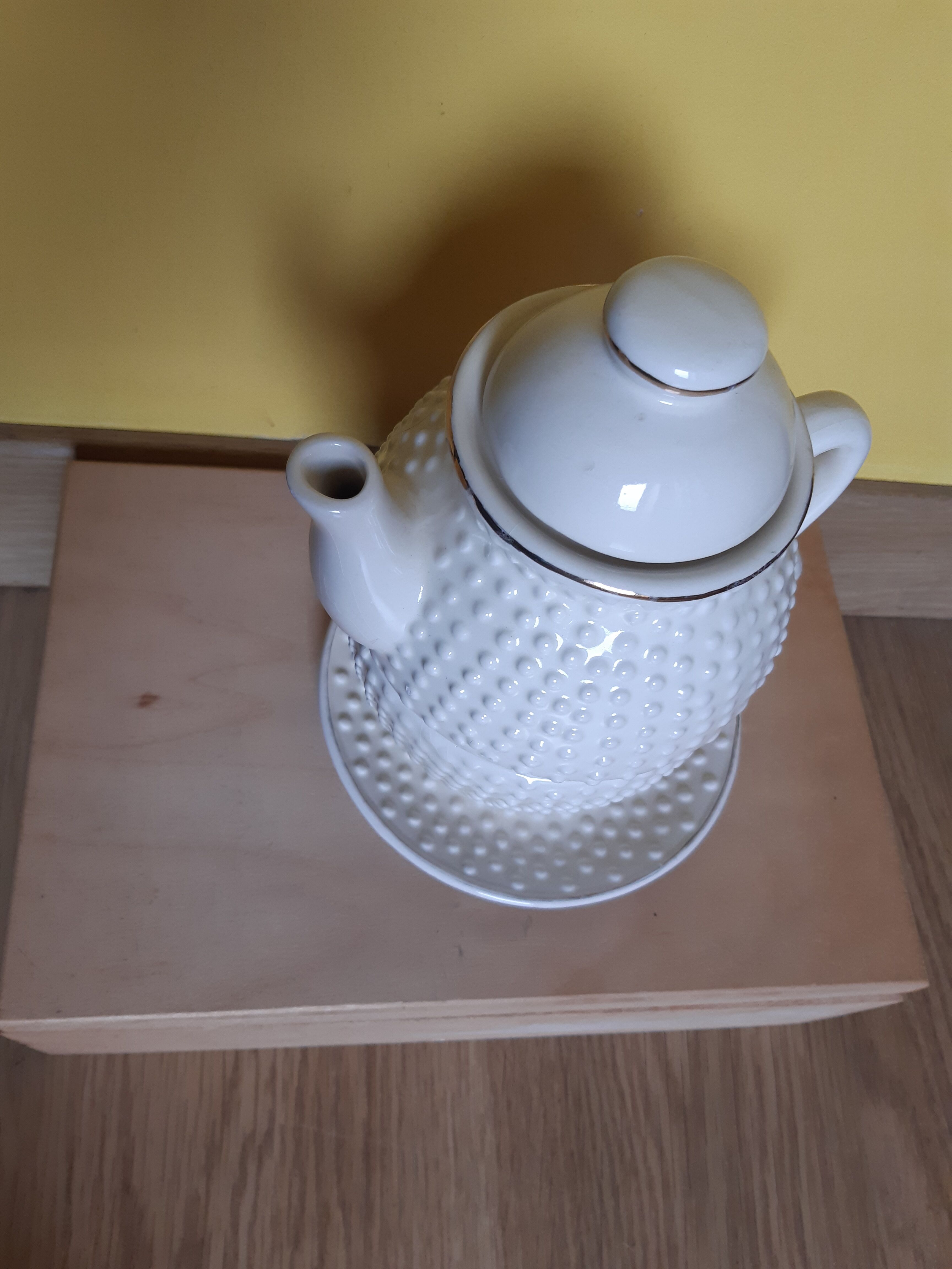 Teapot egoist 70's ceramic