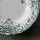 Lebacqz & M. Bouchard ironstone deep plate FLORAL model