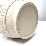 Pichet blanc bleu motif chevaux chien style Wedgwood
