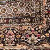 Antique Ghoum carpet from Iran in silk.