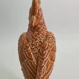 Vintage Ceramic Parrot Sculpture