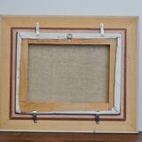 Painting hamlet in winter