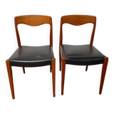 Scandinavian teak chairs from the 60s
