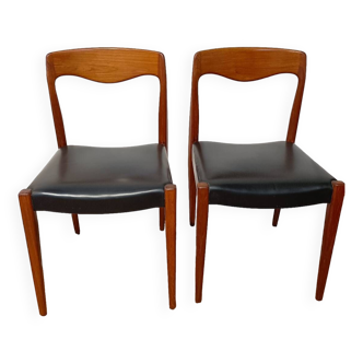 Scandinavian teak chairs from the 60s