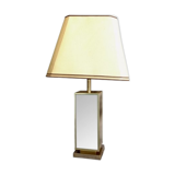 Brass and mirror 1970 editor desk lamp