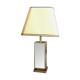 Lampe de bureau laiton et miroir 1970 éditeur