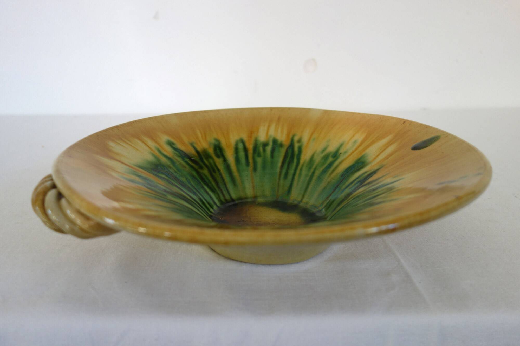 Vallauris earthenware fruit bowl by Joseph Calvas 1950s