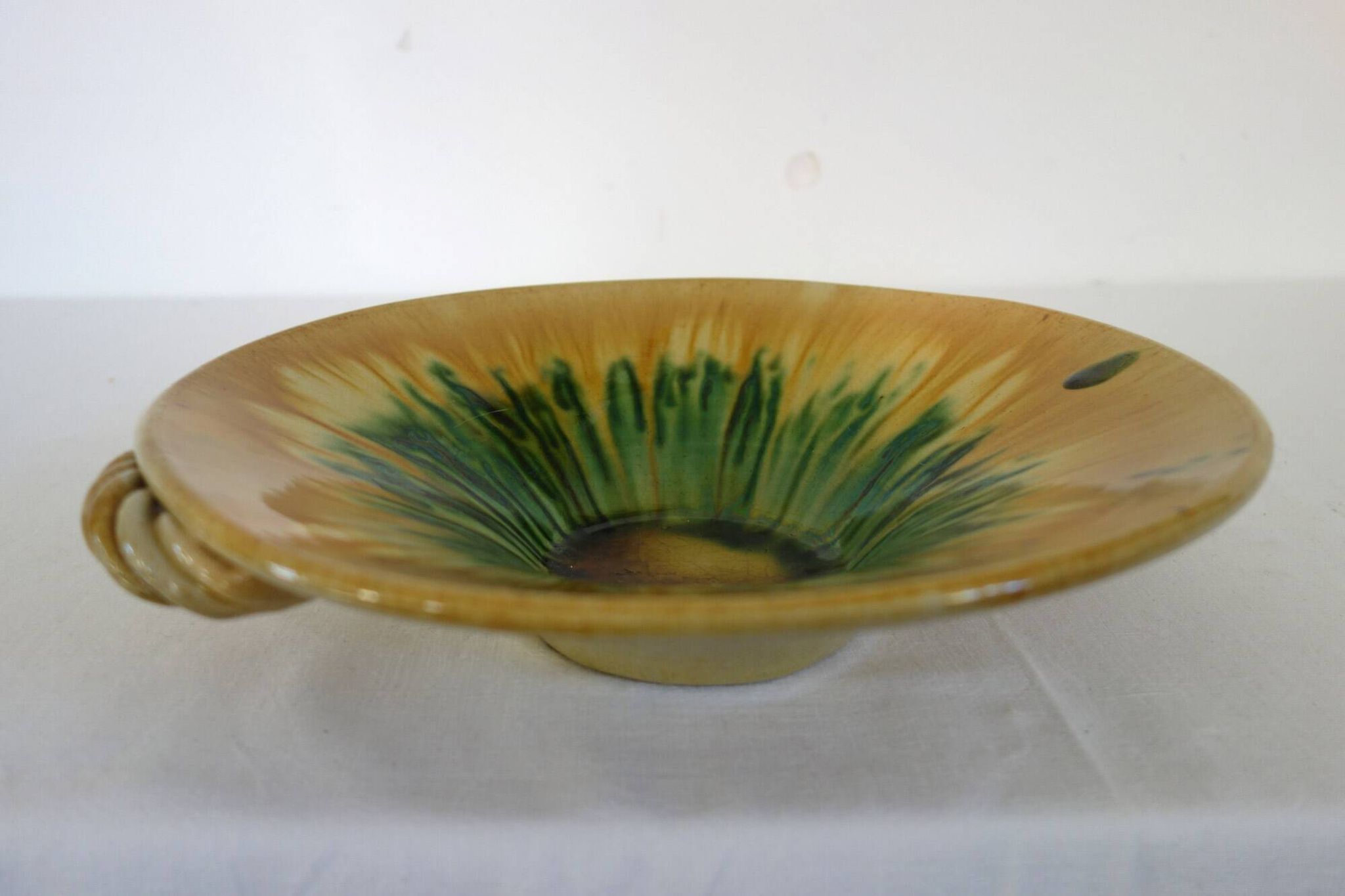 Coupe à fruits faïence de Vallauris par Joseph Calvas années 50