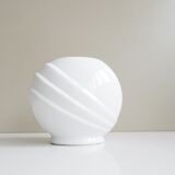White 80s vase in shell shape