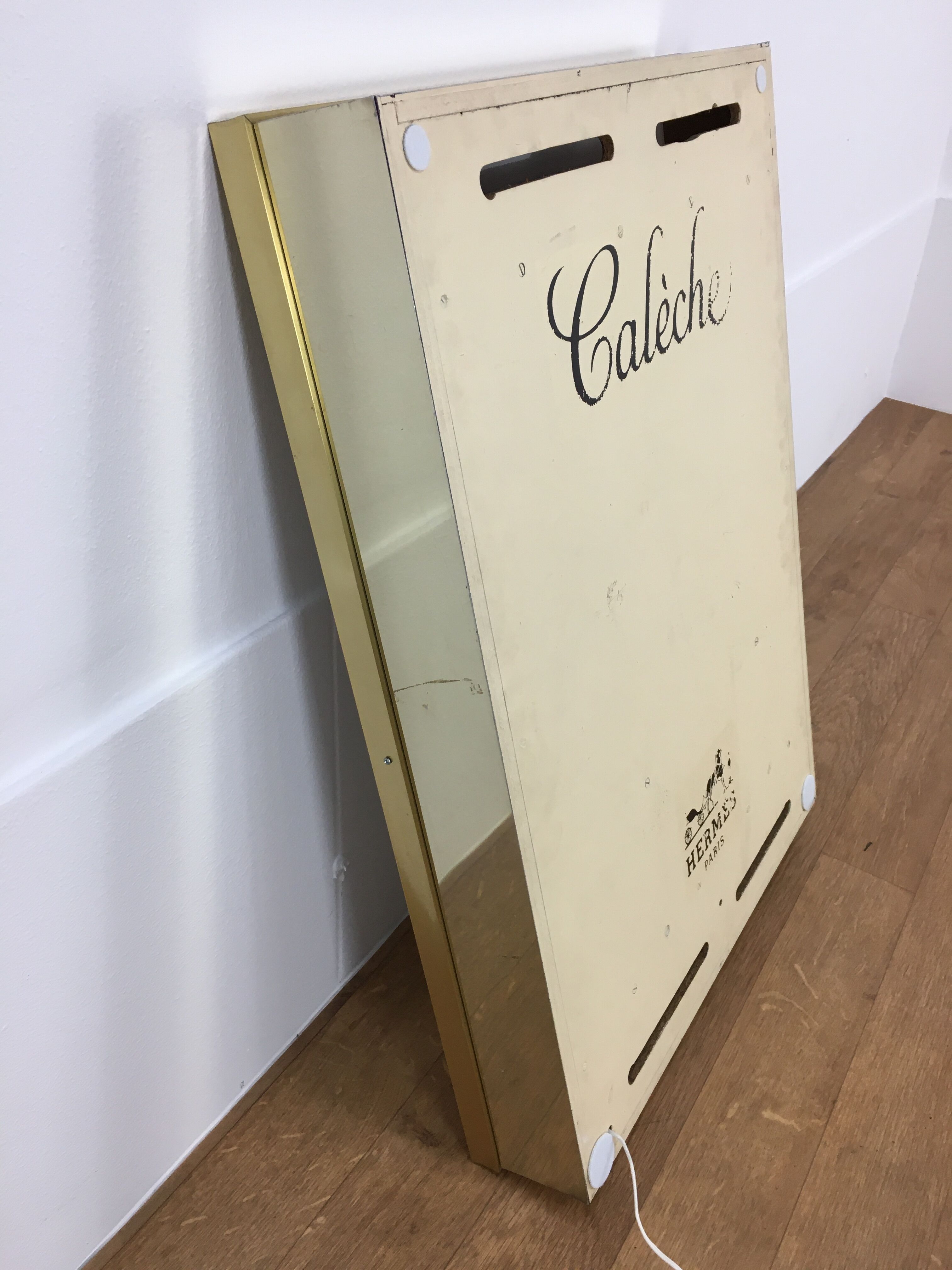 Hermes light panel, for advertising perfume Calèche