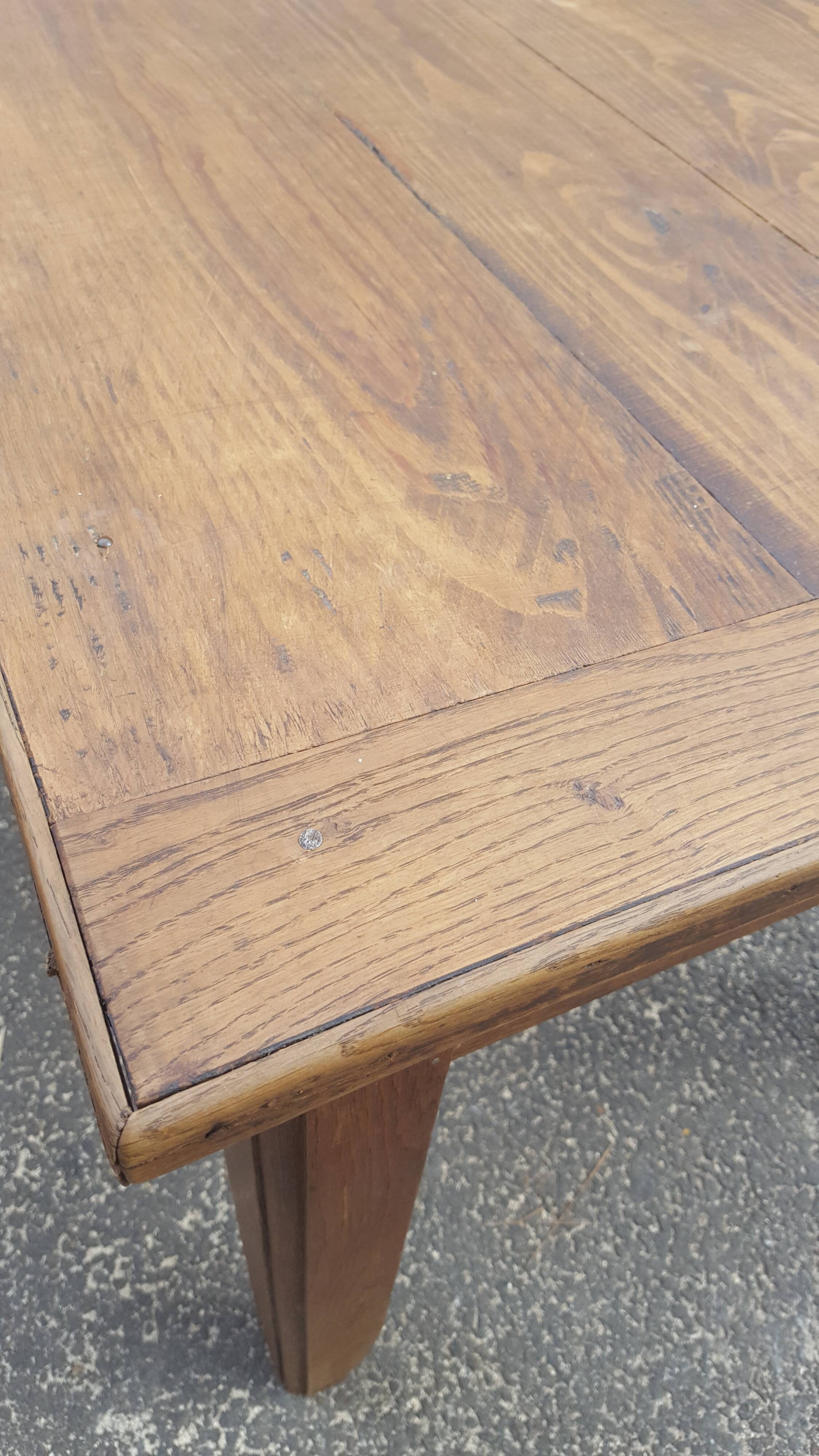 Farm table oak