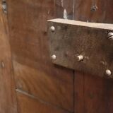 Renaissance style wardrobe in richly carved solid wood, 17th century