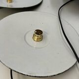 3 enamelled sheet metal suspensions