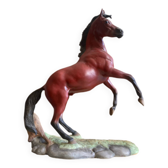 Porcelain horse statue (the red pony)