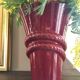Purple ceramic vase 1960