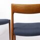 Paire de chaises de salle à manger en teck Niels Møller Modèle 77, danoise, milieu du siècle, années 1950.