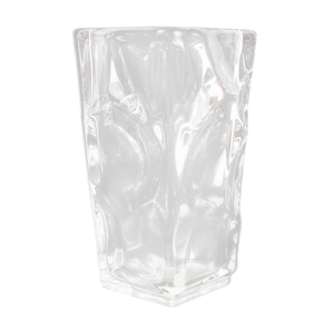 vase en cristal, vintage,