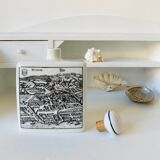 Bouteille flacon en porcelaine
