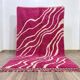 Traditional artisan beni ourain rug Bordeaux 150/250 cm