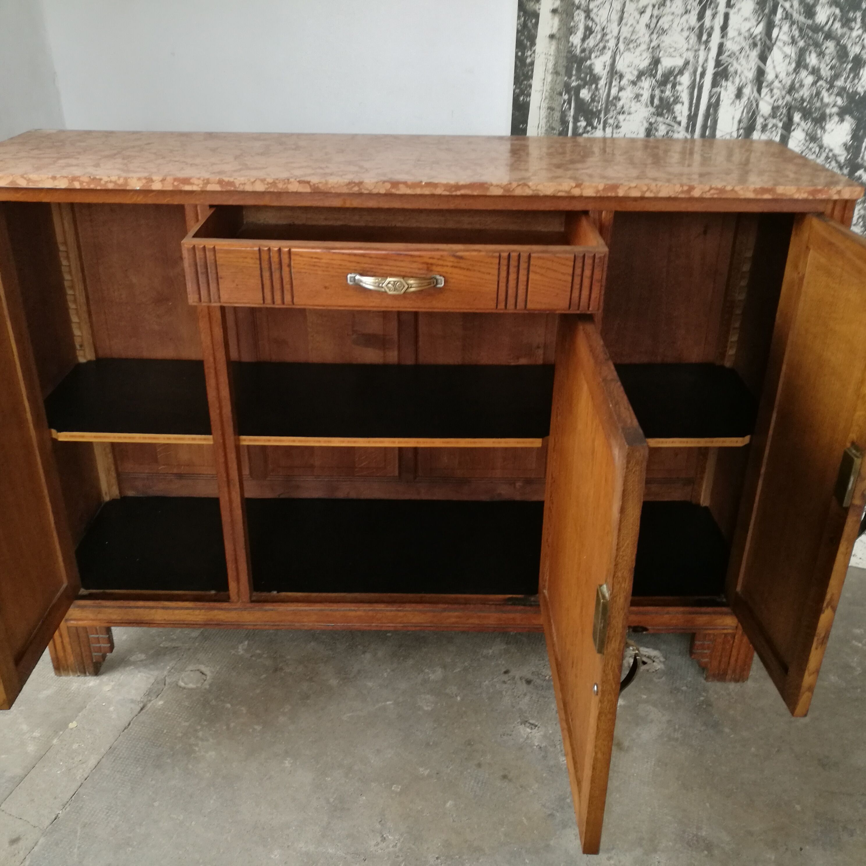 Buffet art deco oak