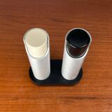 Modern mid-century Danish salt and pepper grinder by Rud Thygesen and Johnny Sørensen for Rosendahl, 1960s, set of 2.