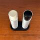 Modern mid-century Danish salt and pepper grinder by Rud Thygesen and Johnny Sørensen for Rosendahl, 1960s, set of 2.