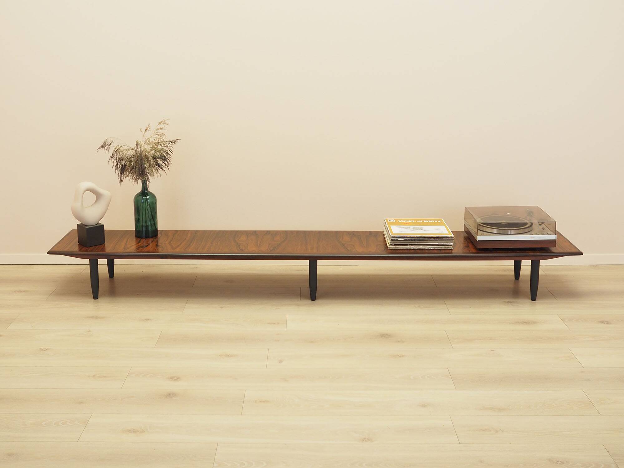 Danish rosewood sideboard, low open design, 1960s