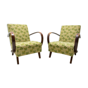 Fauteuils bentwood de Jind?ich halabala pour UP Závody, années 1950