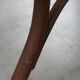 Antique Thonet design side table from the early 20th century with a natural stone top