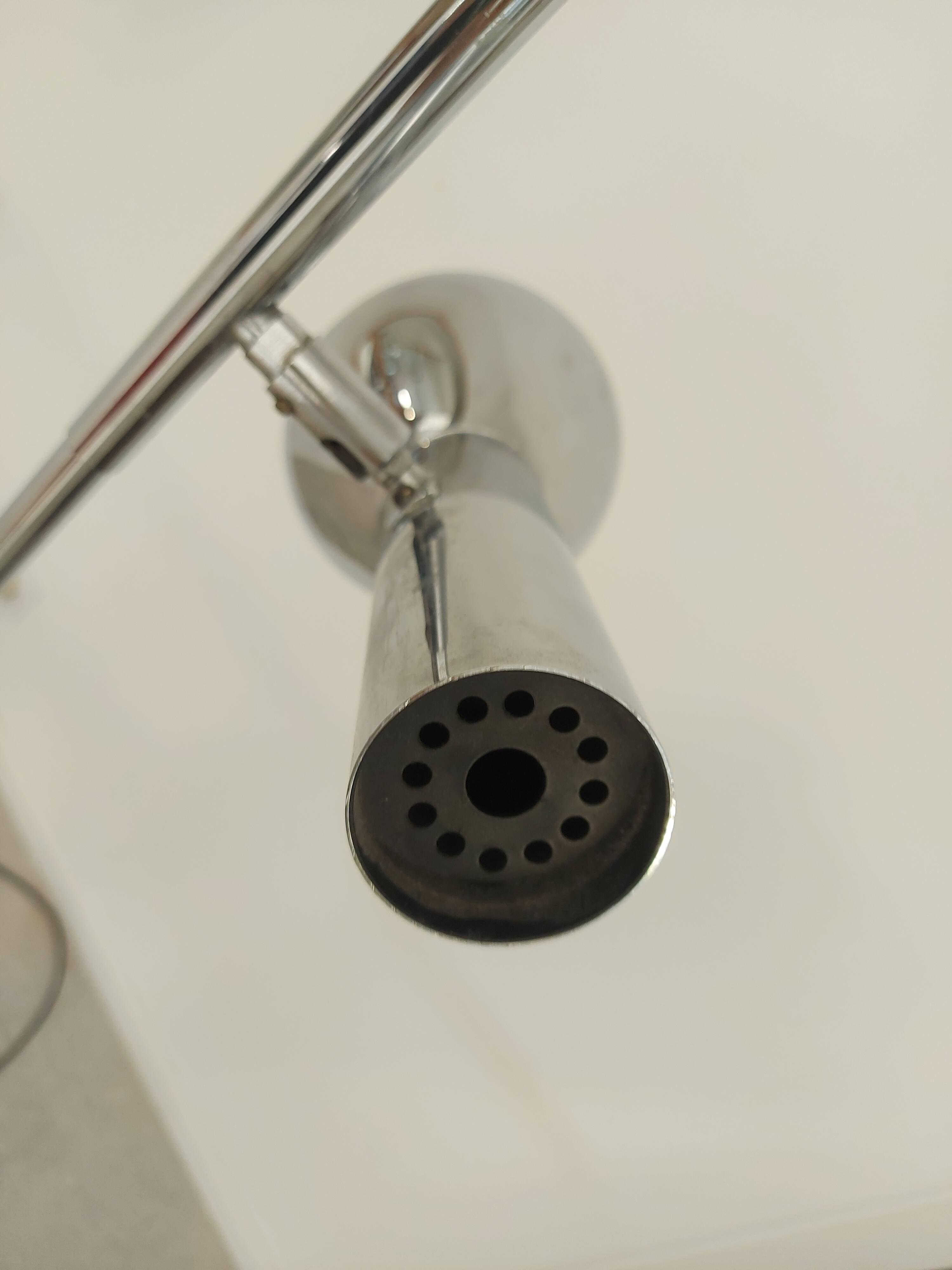 Vintage 70'S chrome floor lamp