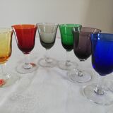 Set Italian vintage alcohol glasses