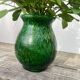 Vallauris 1950 Jordan Foucard vase in green ceramic