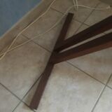 square teak table