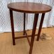 Table d'appoint haute et ronde vintage