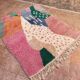 Handmade Azilal Berber rug: Moroccan rug made from sheep wool.