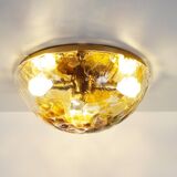 Vintage 1970’s Muranoglass wall flush mount light by La Murrina